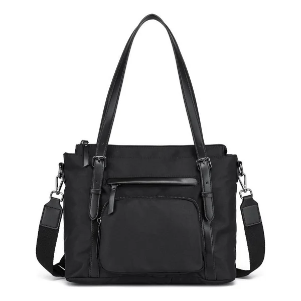 Smart Bags Twill Dimi Kumaş Kadın Omuz Çantası 3329 - Kahve - Görsel 9