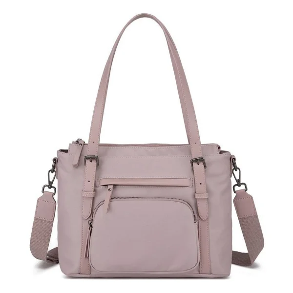 Smart Bags Twill Dimi Kumaş Kadın Omuz Çantası 3329 - Kahve - Görsel 10