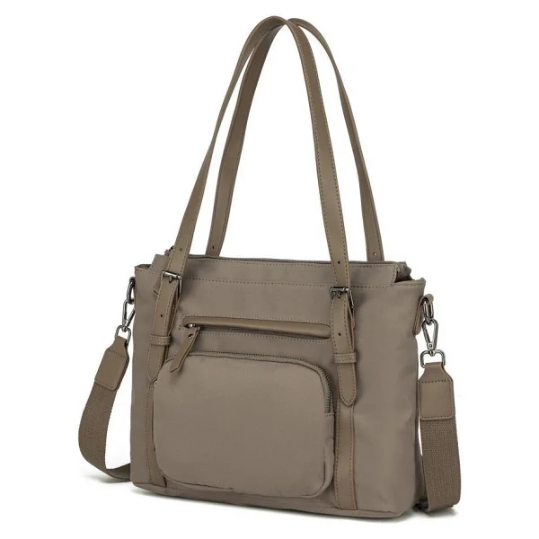 Smart Bags Twill Dimi Kumaş Kadın Omuz Çantası 3329 - Kahve - Görsel 3