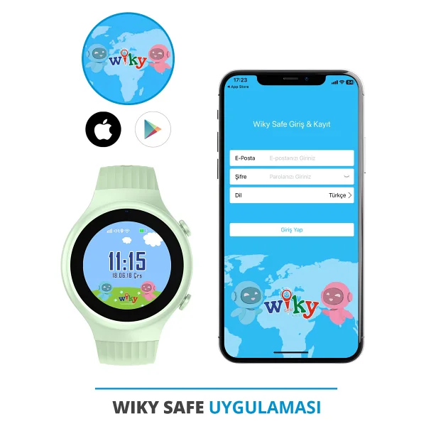 Wiky Watch 5s Yeşil Akıllı Çocuk Saati - Görsel 9