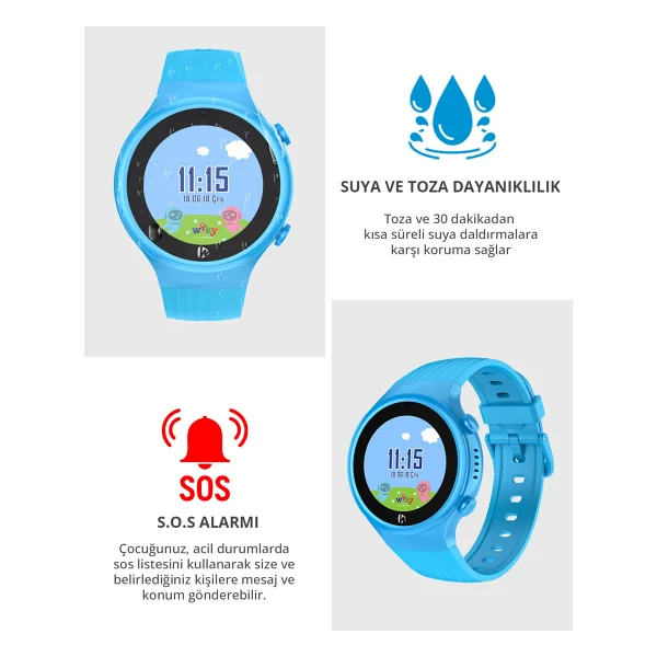 Wiky Watch 5s Akıllı Çocuk Saati - Görsel 9