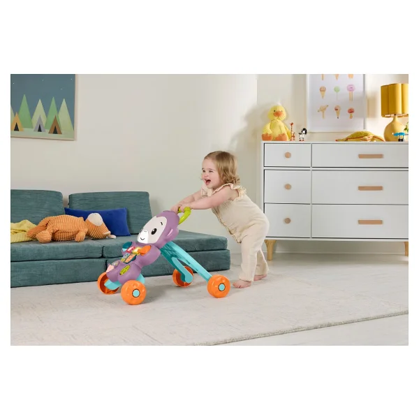 Fisher Price Benimle Öğren Tatlı Maymun Yürüteç Jgw94 - Görsel 3