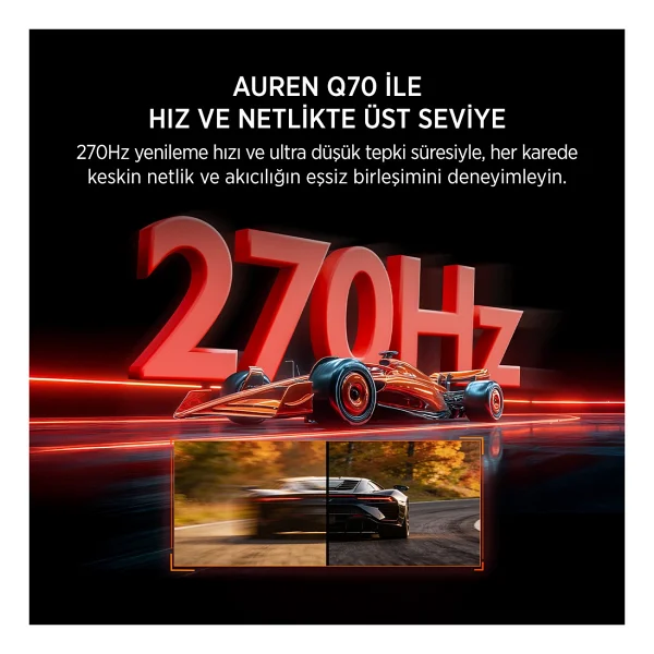 James Donkey Auren Q70 27" 0.5 Ms 2k Pivot Ips 270 Hz Oyuncu Monitörü - Görsel 3