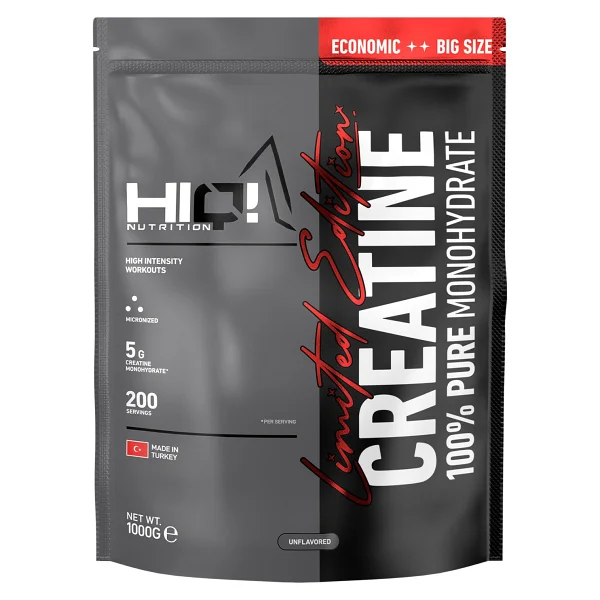 Hıq Creatine Monohydrate 1000g Unflavored - Limited Edition - Görsel 4