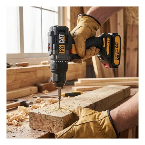 Cat Dx1120 Çift Akülü 2 Ah Darbeli Matkap + 65 Parça Aksesuar Seti - Görsel 7