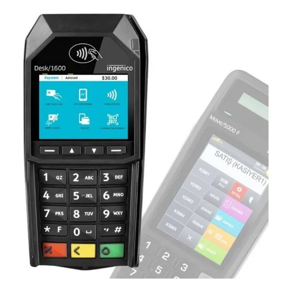 Ingenico Move 5000 F Pinpad - Desk 1600 - Görsel 3