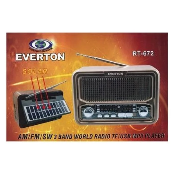 Everton Rt-672 Bluetooth Nostaljik Radyo - Görsel 6
