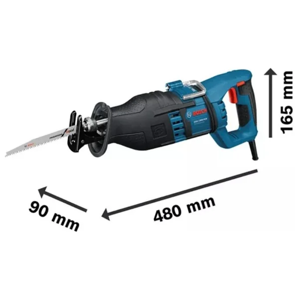 Bosch Gsa 1300 E 1300 W Elektrikli Tilki Kuyruğu Testere - Görsel 5