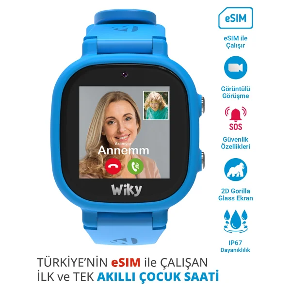 Wiky Watch 5e Lila Akıllı Çocuk Saati - Görsel 9