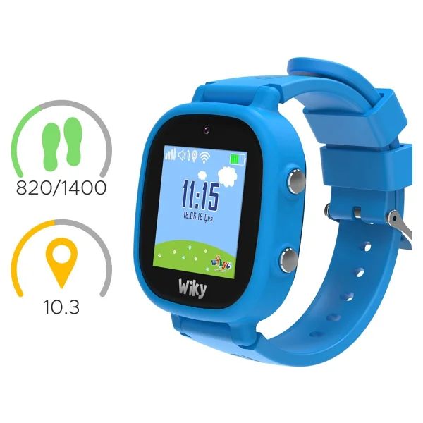 Wiky Watch 5e Mavi Akıllı Çocuk Saati - Görsel 3