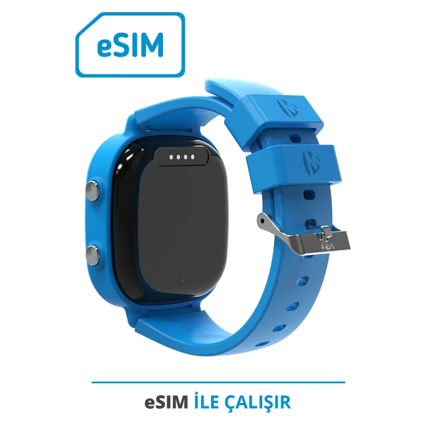 Wiky Watch 5e Mavi Akıllı Çocuk Saati - Görsel 9