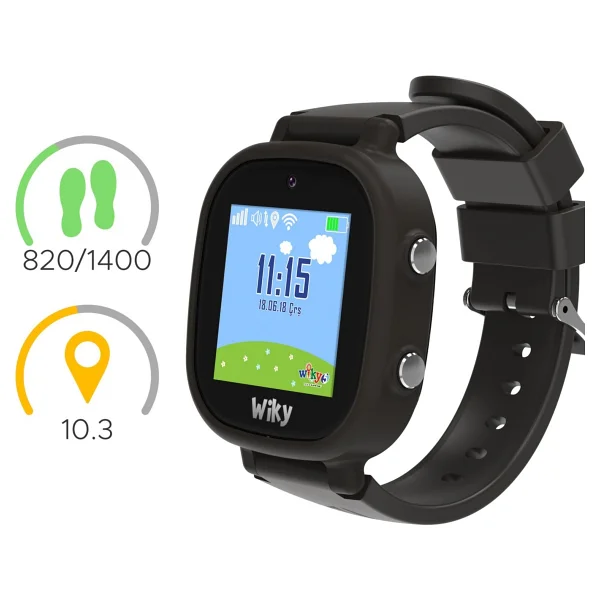 Wiky Watch 5e Siyah Akıllı Çocuk Saati - Görsel 3