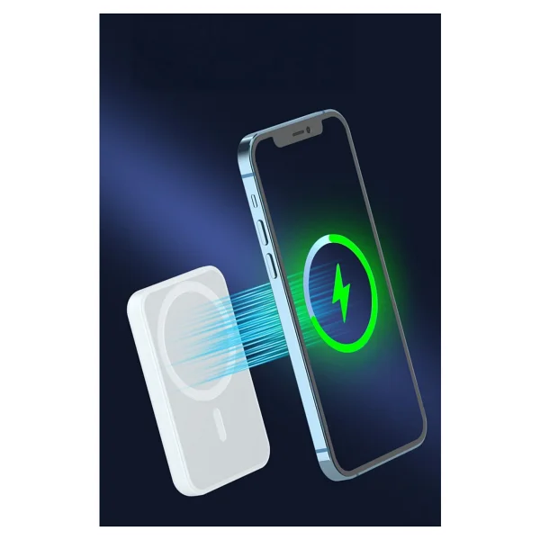 i 'think PB-900 Beyaz 5000 mAh Hızlı Şarj MagSafe Powerbank - Görsel 5