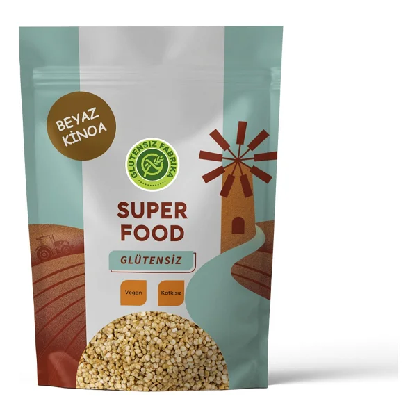 Glutensiz Fabrika Beyaz Kinoa 500 Gr - Görsel 5