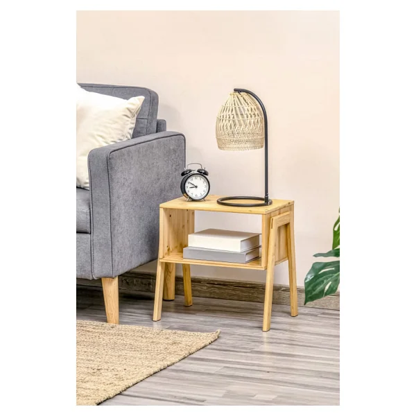 Digithome Bambu Komodin Yan Sehpa - Jwfu-5392 - Görsel 3
