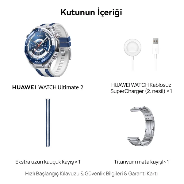 Huawei Watch Ultimate 2 Mavi Akıllı Saat - Görsel 6