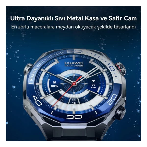 Huawei Watch Ultimate 2 Mavi Akıllı Saat - Görsel 8