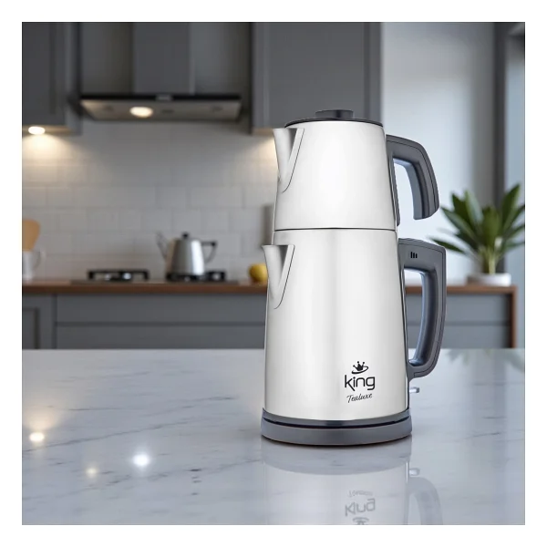 King Tealuxe Kcm334 Çelik Çay Makinesi - Görsel 4