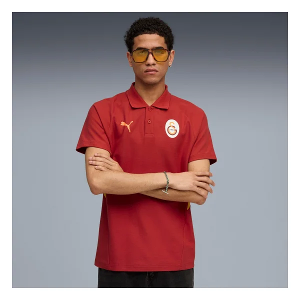 Puma Galatasaray Evostripe 782905 Kısa Kollu Polo Yaka Erkek Tişört - Görsel 5