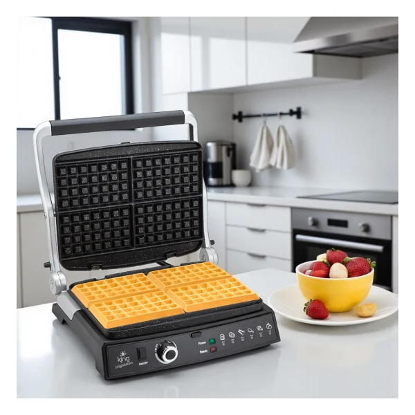 King Kwm 1462 Waffle Master 2000 W Tost Makinesi - Görsel 6