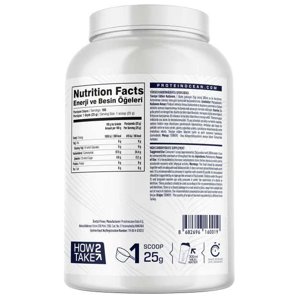 Proteinocean Maltodextrin 2500 Gr Karbonhidrat Tozu - Görsel 3