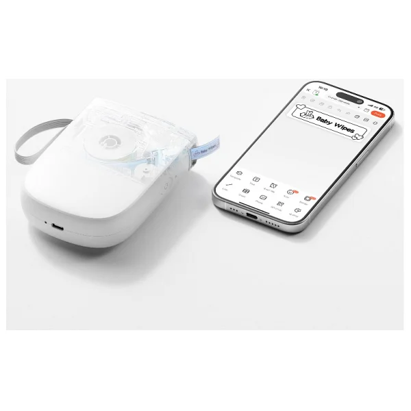 Niimbot D11 Pembe Bluetooth Taşınabilir Termal Etiket Yazıcı - Görsel 8