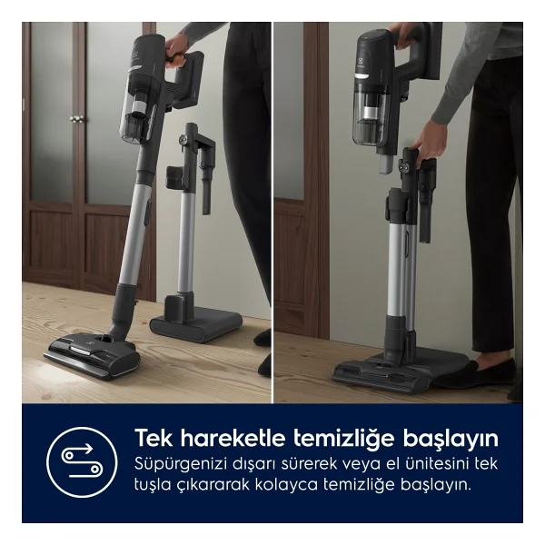 Electrolux 800 Cordless Cleaner Ep81ub25gg Şarjlı Dikey Süpürge - Görsel 6
