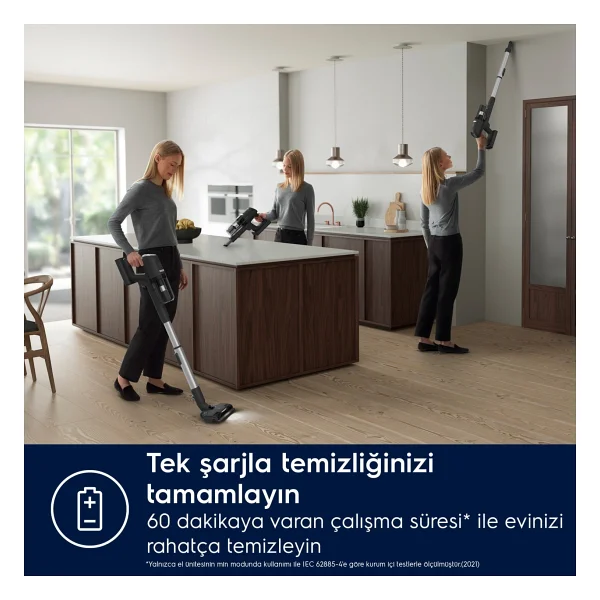 Electrolux 800 Cordless Cleaner Ep81ub25gg Şarjlı Dikey Süpürge - Görsel 7