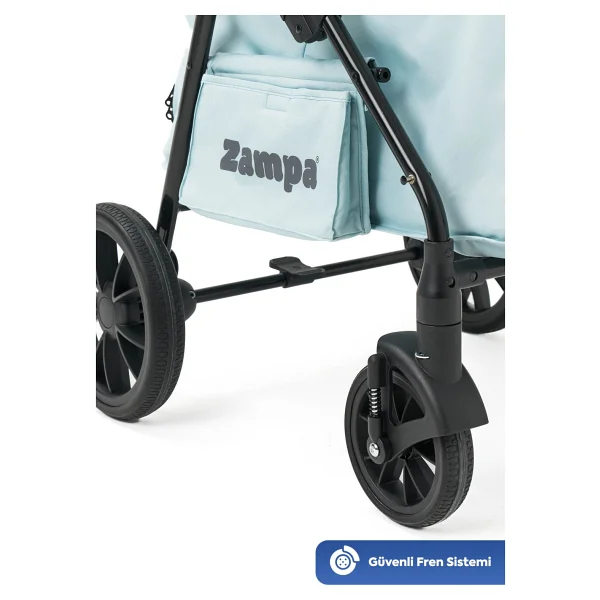 Zampa Aron Kedi & Köpek Arabası 52x107x83 Cm - 107 X 83 Cm - Görsel 3