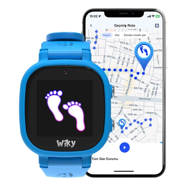 Wiky Watch 5e Mavi Akıllı Çocuk Saati - Görsel 7