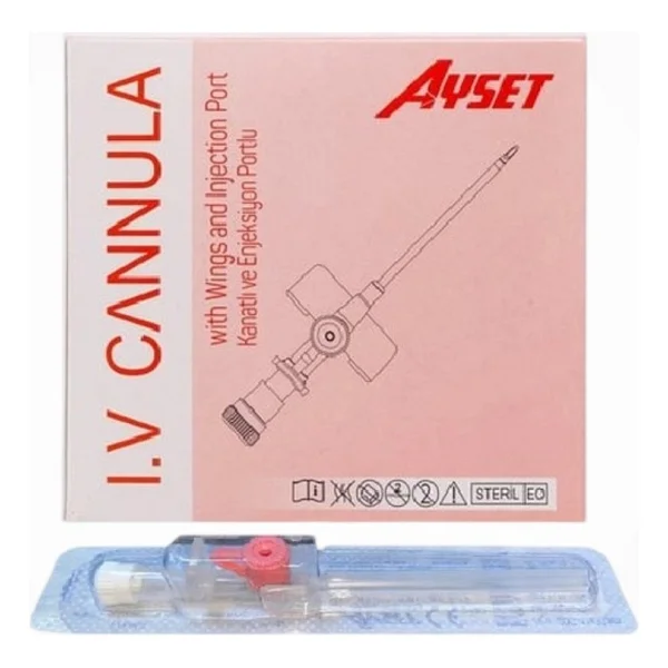 Ayset Intraket I.V. Kanül (Branül) Pembe 20g 100 Adet - Görsel 2