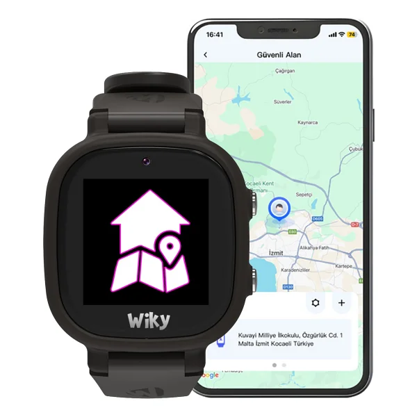 Wiky Watch 5e Siyah Akıllı Çocuk Saati - Görsel 7