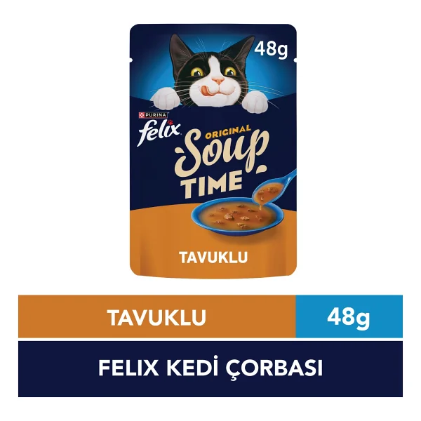 Felix Tavuklu 48 gr Kedi Çorbası - Görsel 6