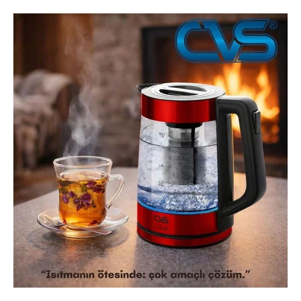 Cvs Shifa Dn 2346 1500 W Cam Kettle - Görsel 5