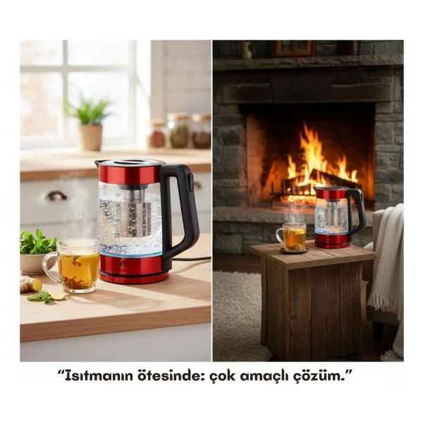 Cvs Shifa Dn 2346 1500 W Cam Kettle - Görsel 2