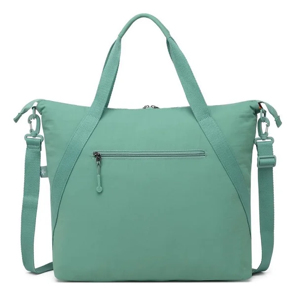 Smart Bags Mikro Poly Kumaş Büyük Boy Kadın Omuz Çantası 3335 - Mint - Görsel 4