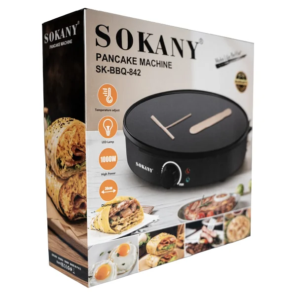Sokany Sk-Bbq-842 Pankek Makinesi - Görsel 4