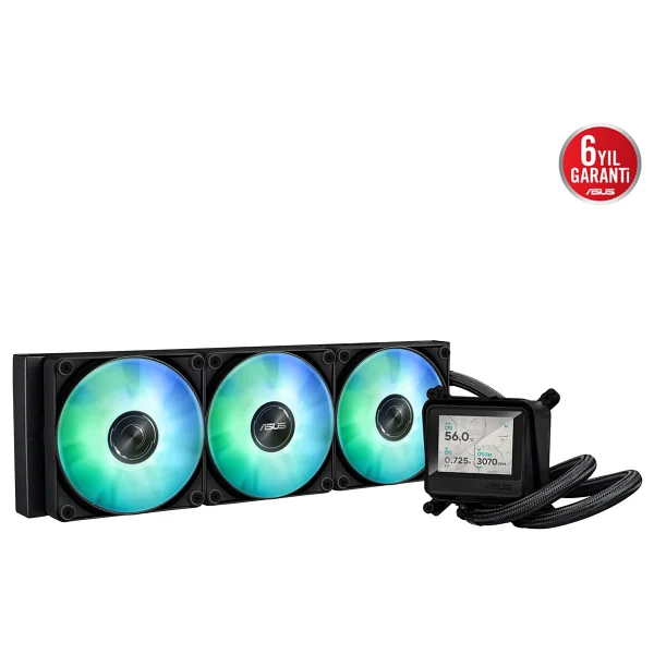 Asus Max Gaming Lc 360 Argb Lcd 360 Mm İşlemci Sıvı Soğutucu - Görsel 9