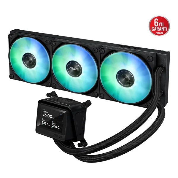 Asus Max Gaming Lc 360 Argb Lcd 360 Mm İşlemci Sıvı Soğutucu - Görsel 6