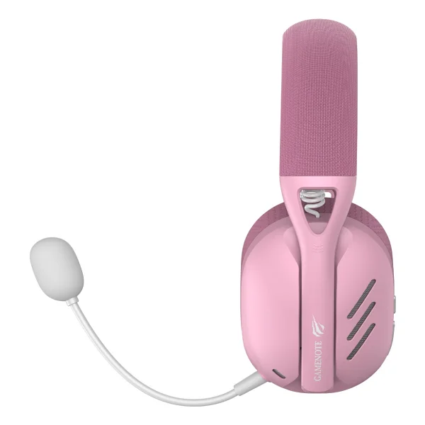 Havit Gamenote Fuxi-H3 Pembe 7.1 USB Kablolu/Kablosuz Kulak Üstü Oyuncu Kulaklığı - Görsel 5
