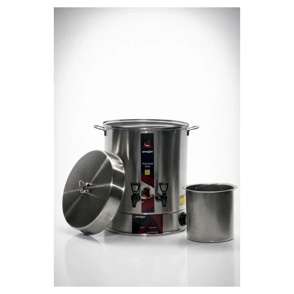 Armağan 250 Bardak Çay Otomatı Elektrikli Semaver Çay Makinesi Çift Musluk 2500w (4745) - Görsel 3