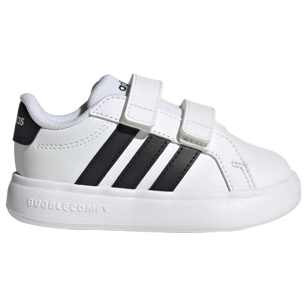 Adidas Grand Court 3.0 Bubble JS4906 Beyaz-Siyah Bebek Spor Ayakkabı