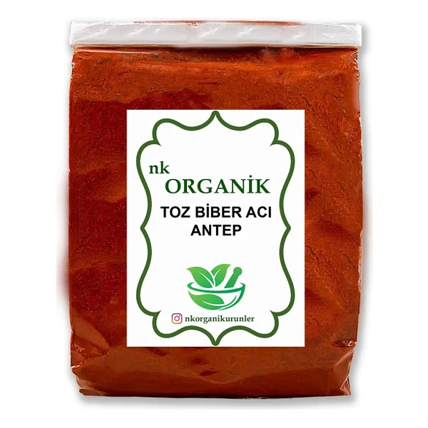 Nk Organik Toz Biber Acı Antep 50gr - 1 Adet - Görsel 2