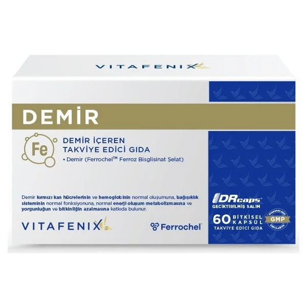 Vitafenix Demir 60 Kapsül - Görsel 2