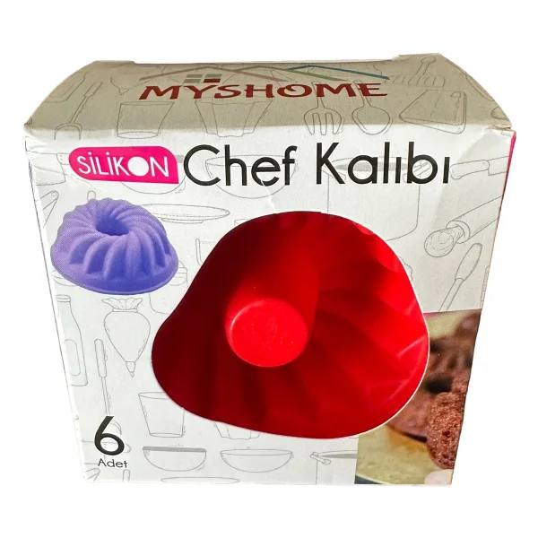 Dolphin Muffin Kare Kağıt Kraft Desenli Sarı Kek Kalıbı Kapsülü Kabı - 50 Adetlik 1 Paket - Görsel 6