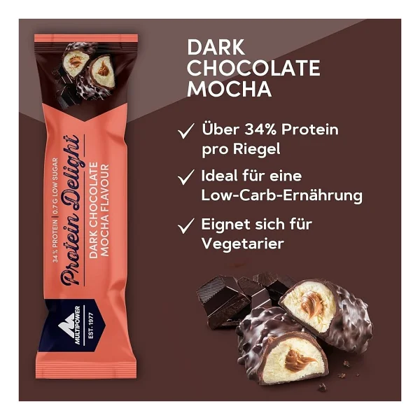 Multipower Protein Delight 35 Gr 18'li Protein Bar - Görsel 2