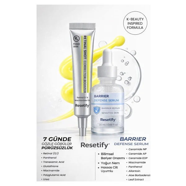 Resetify Retinal % 0.1 Shot Corrector Booster 20 Ml Anti-Aging Krem - Görsel 2