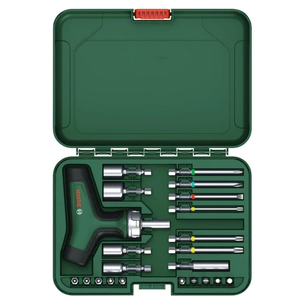 Bosch 1600a02z9t 22 Parça T Tipi Cırcırlı Tornavida Seti - Görsel 3
