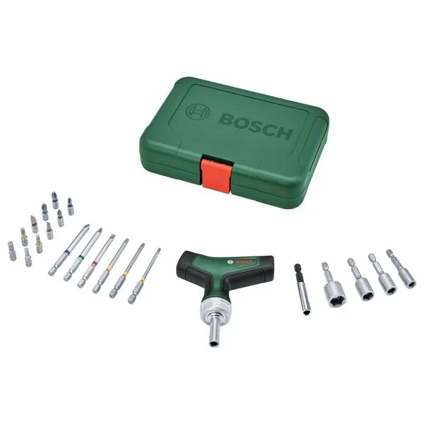 Bosch 1600a02z9t 22 Parça T Tipi Cırcırlı Tornavida Seti - Görsel 2