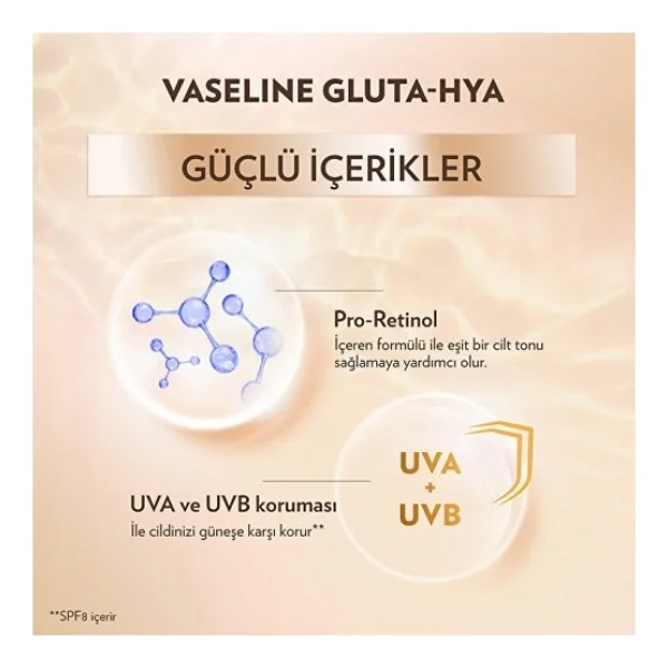 Vaseline Gluta Hya Serum Etkili Leke Karşıtı Losyon 200 Ml Canlandırıcı Etki İle Unisex Kullanıma Uygun - Görsel 5